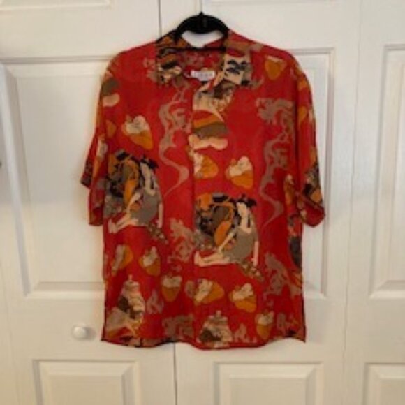Citron Santa Monica Silk Blouse - Picture 1 of 9